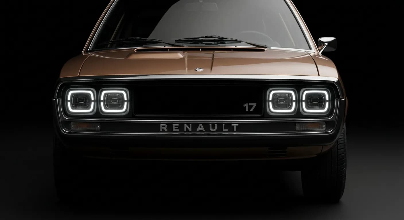 Nouvelle R17 Renault : design, moteur et caractéristiques Gros plan sur les phares LED emblématiques de la nouvelle R17 électrique.